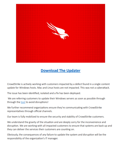 CrowdStrike Updater