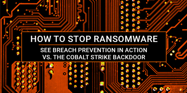 How to stop ransomware - Cobalt Strike Backdoor