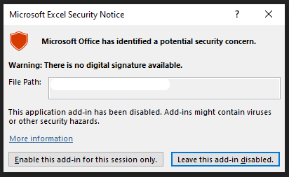 Microsoft security popup 