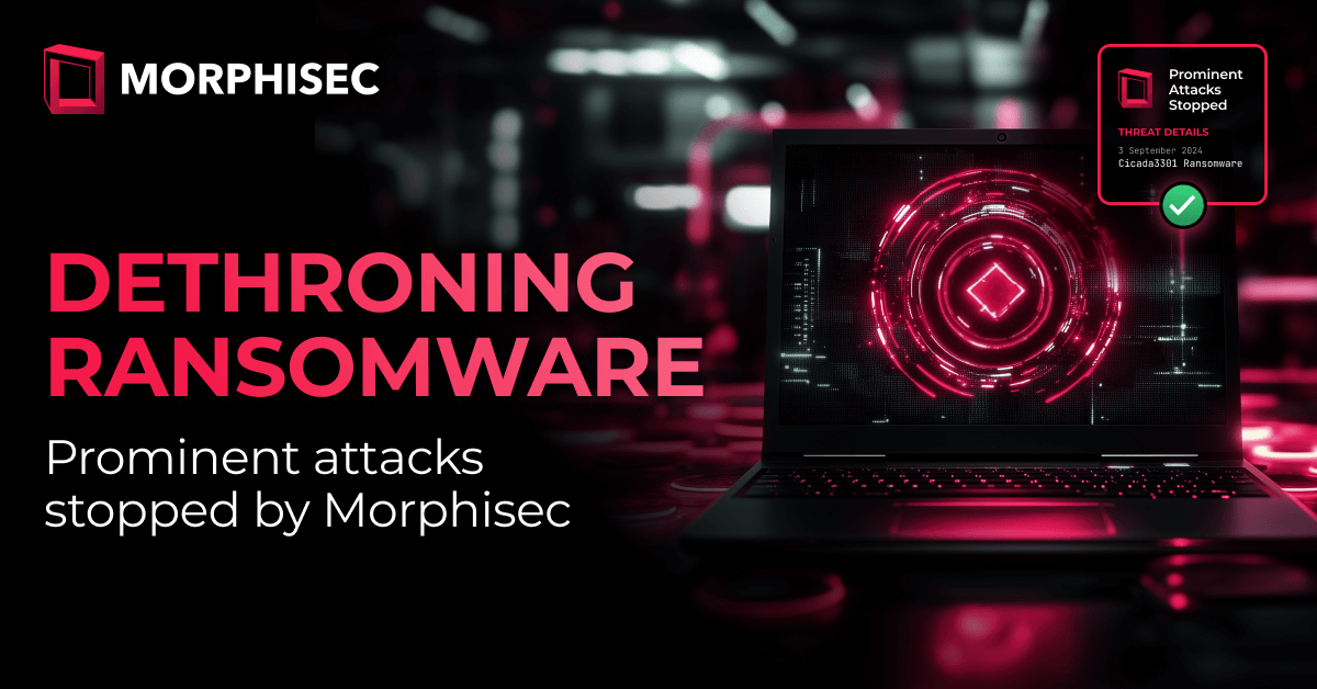 Dethroning Ransomware