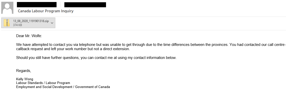 qakbot analysis - phishing email example
